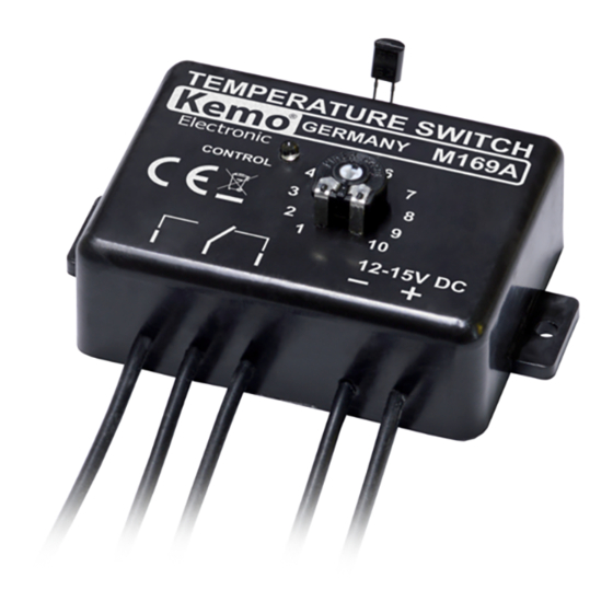 Kemo M169A Connection Example