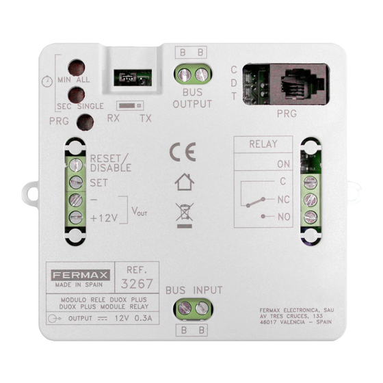 Fermax DUOX Installer Manual