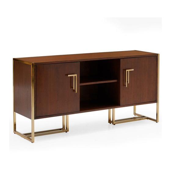 Dimensions Furniture MoDRN 8682B Assembly Instructions Manual