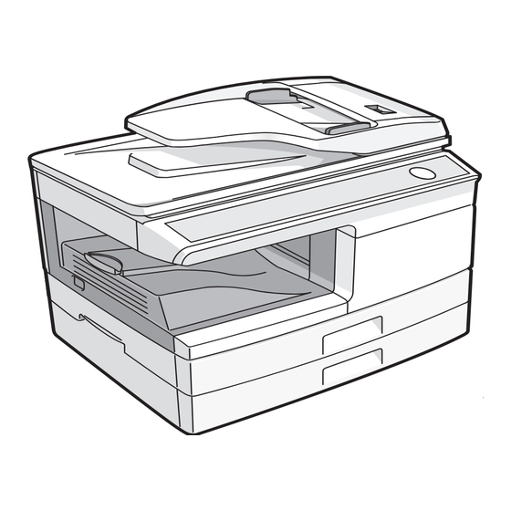 Sharp AR-203E Operation Manual