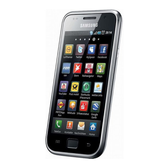 Samsung GT-I9001 User Manual