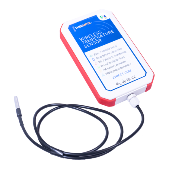 Zynect Sensors Thermote Manuals