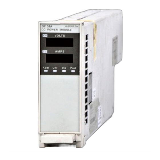 Keysight 6610 A Series Service Manual