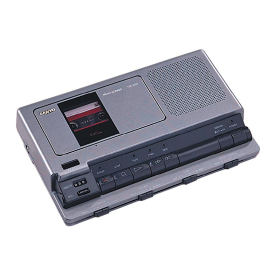 Sanyo TRC 8080 - Cassette Transcriber Installation Manual