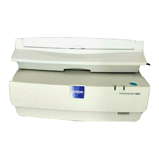 Epson Expression 1680 User Manual
