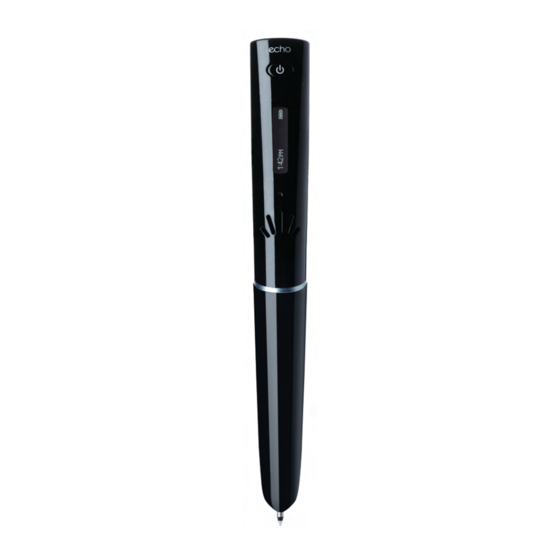 Livescribe Echo, Pulse User Manual