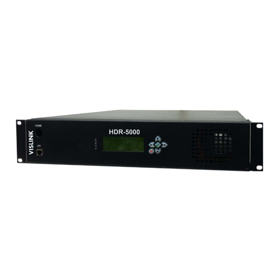 Vislink HDR-5000 User And Technical Manual