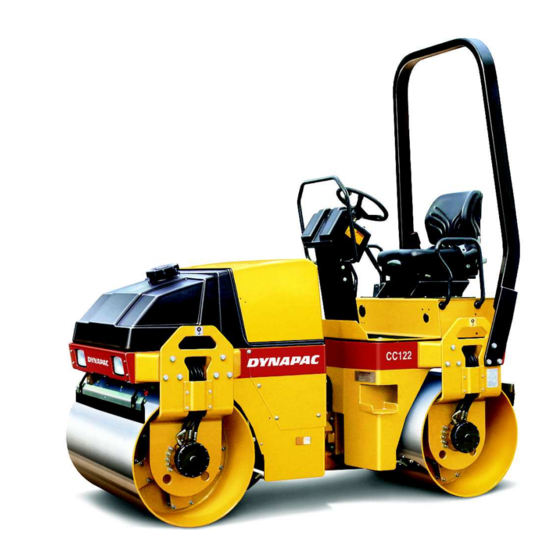 Dynapac CC102 Operation Manual
