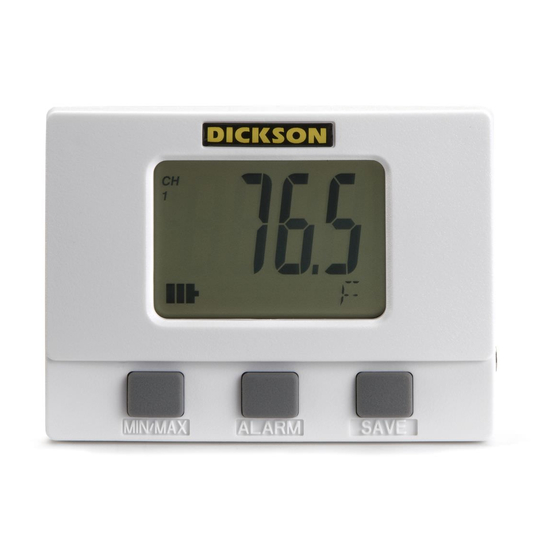 Dickson SM300 Manual