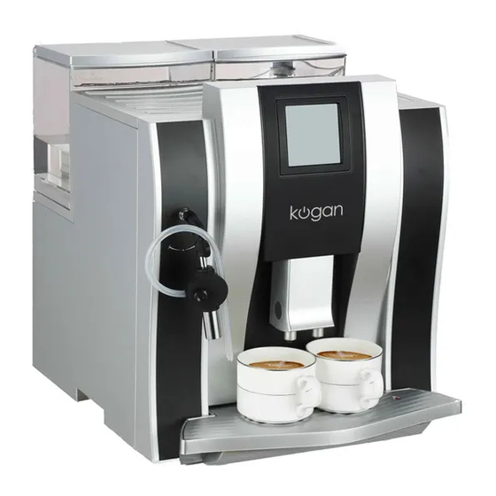 Kogan KGNCMAVAA Automatic Coffee Machine Manuals