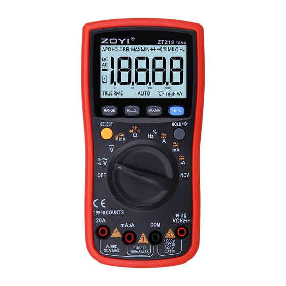 ZOTEK ZT219 User Manual