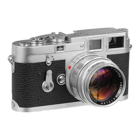 Leica M3 Instructions Manual
