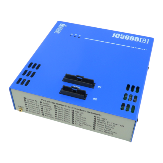 iSystem iC5000 CI BlueBox User Manual