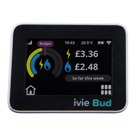 IVIE Bud Quick Start Manual