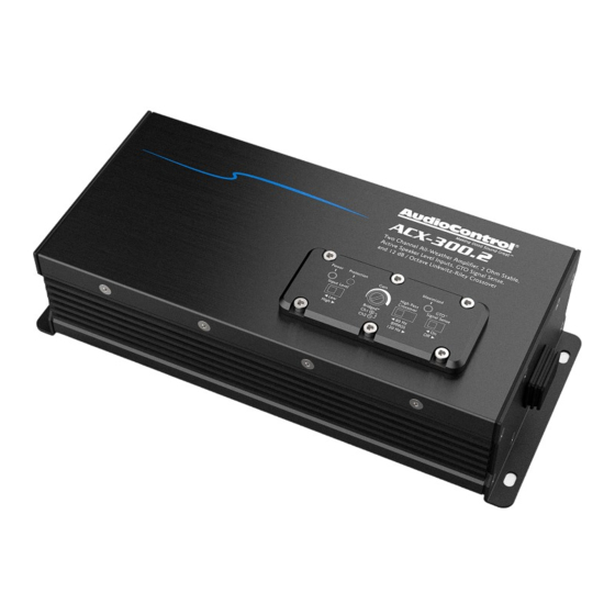 AudioControl ACX-300.2 Quick Start Manual