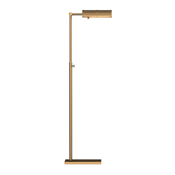 RH NORRIS TASK FLOOR LAMP Manual