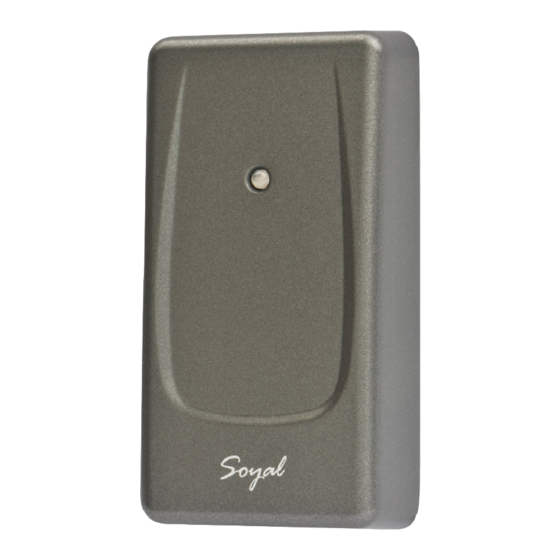 Soyal AR-723-H Manual
