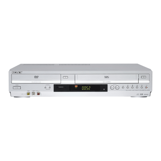 Sony SLV-D370P Specifications