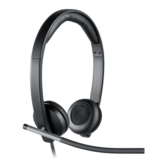 Logitech H650e Setup Manual
