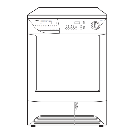 Zanussi TCE 7270 Instruction Booklet