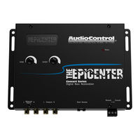Audio Control CONCERT EPICENTER Owner's Manual