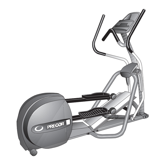 Precor Move Beyond EFX556 NAVY Owner's Manual
