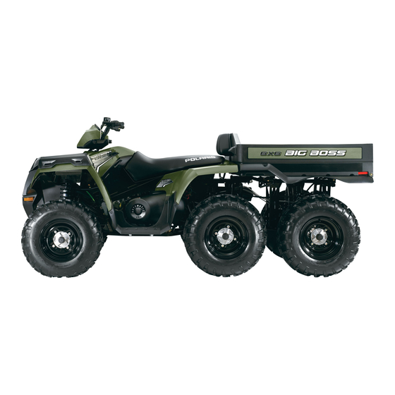 Polaris Sportsman Forest 800 6X6 Owner's Manual