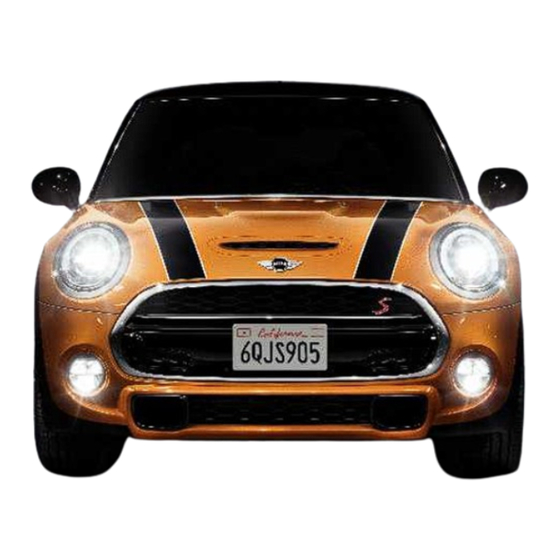 BMW MINI series Owner's Manual