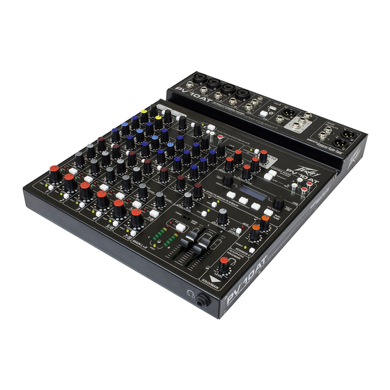 Peavey PV BT Operating Manual