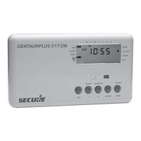 Secure CentaurPlus C17-ZW User And Installation Instructions Manual