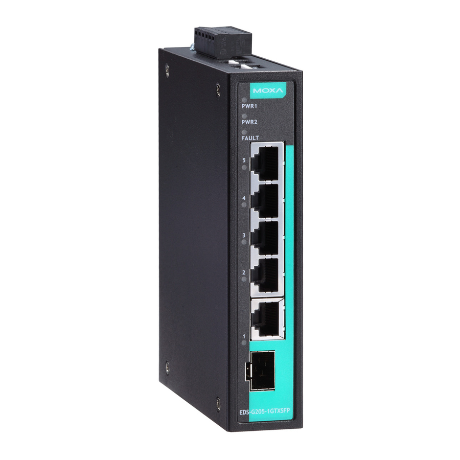 Moxa Technologies EDS-G205 Hardware Installation Manual