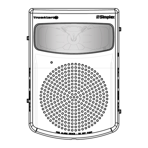 Simplex TrueAlert 49HF-APPLW Instructions