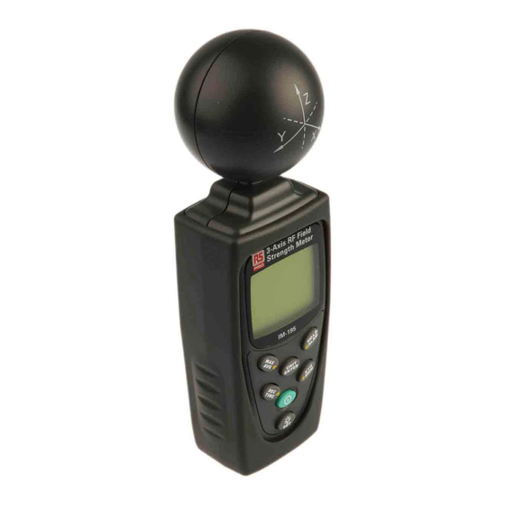 RS PRO IM-195 Instruction Manual