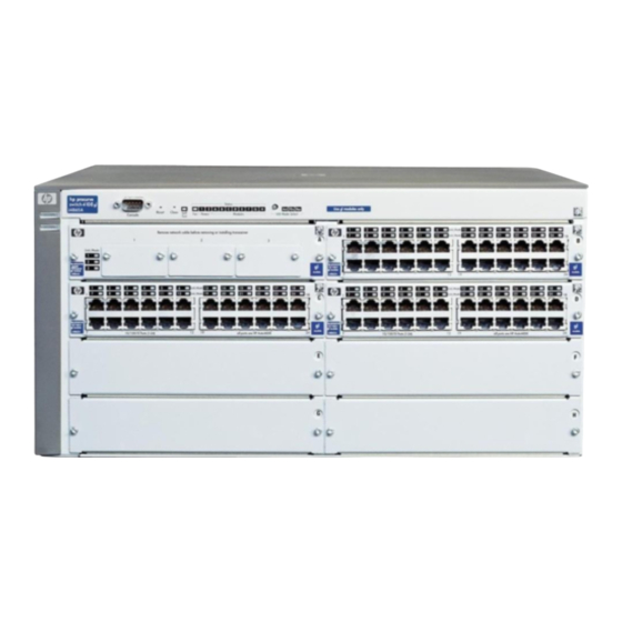 HP ProCurve Series Read Me First