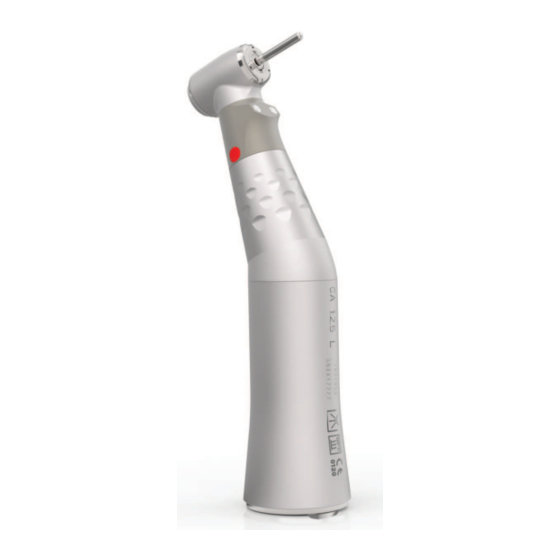 Bien Air CA 1: 2.5L MS Instructions For Use Manual
