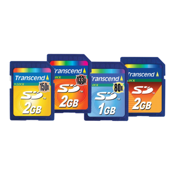 Transcend SD Specifications
