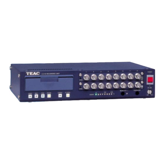 Teac LX Series Instruction Manual