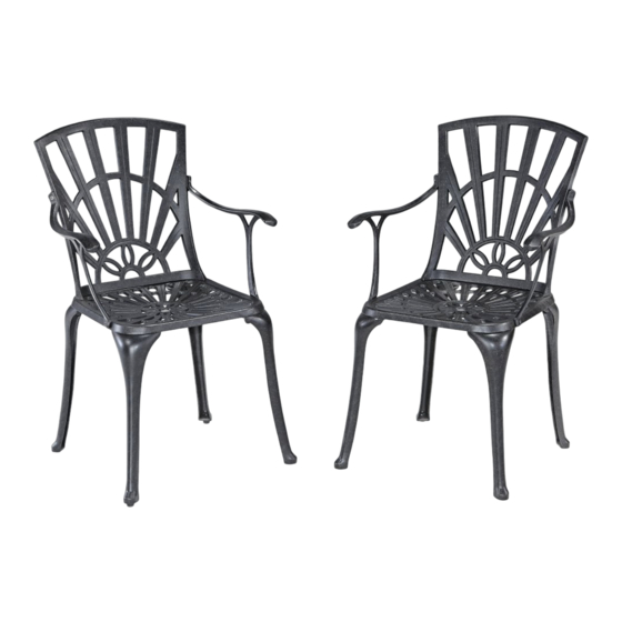 Homestyles Arm Chair Assembly Instructions