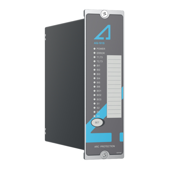Arcteq AQ-101S Instruction Manual