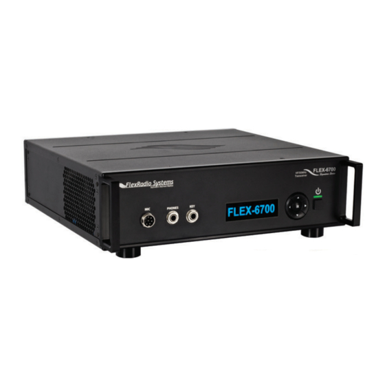FlexRadio Systems FLEX-6000 Series Hardware Reference Manual