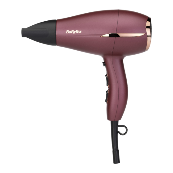 BaByliss BERRY CRUSH 2200 Manual