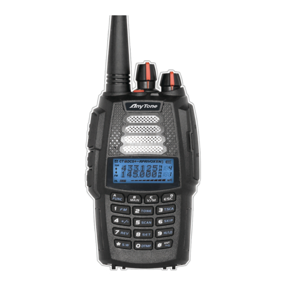 AnyTone AT-398UV Instruction Manual