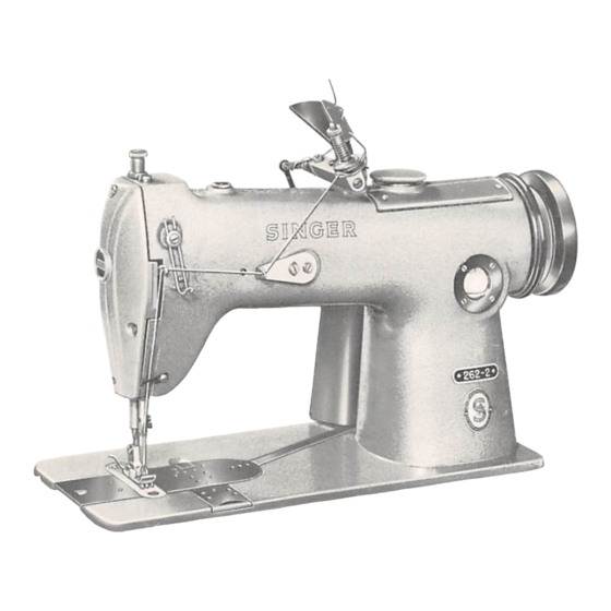 Singer Class 262 Service Manual