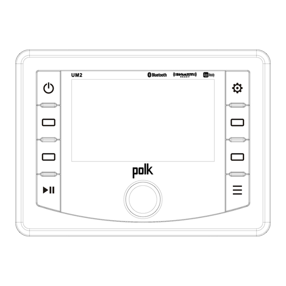 Polk Mono UM2 Installation And Operation Manual