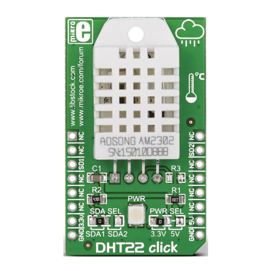mikroElektronika click DHT22 Manual