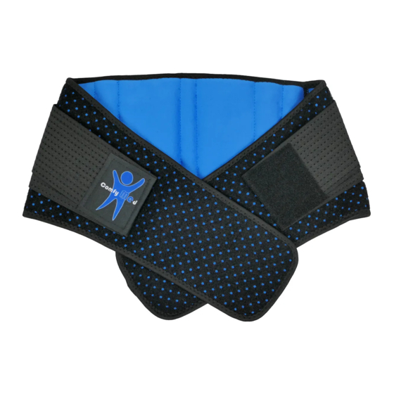 Comfy Med Back Brace CM-AB18 Instruction Manual