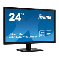 Iiyama ProLite B2483HSU-B5 User Manual