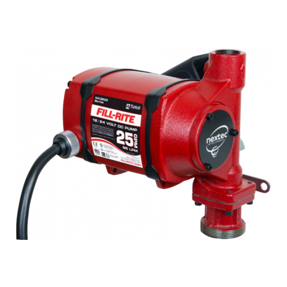 Tuthill nextec Fill-Rite NX3200 Series Owner’s Operation And Safety Manual