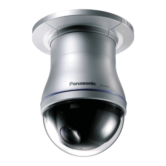 Panasonic WV-NW960/G Operating Instructions Manual