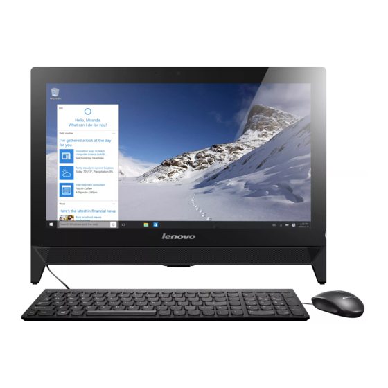 Lenovo C20 Series All-in-One PC Manuals